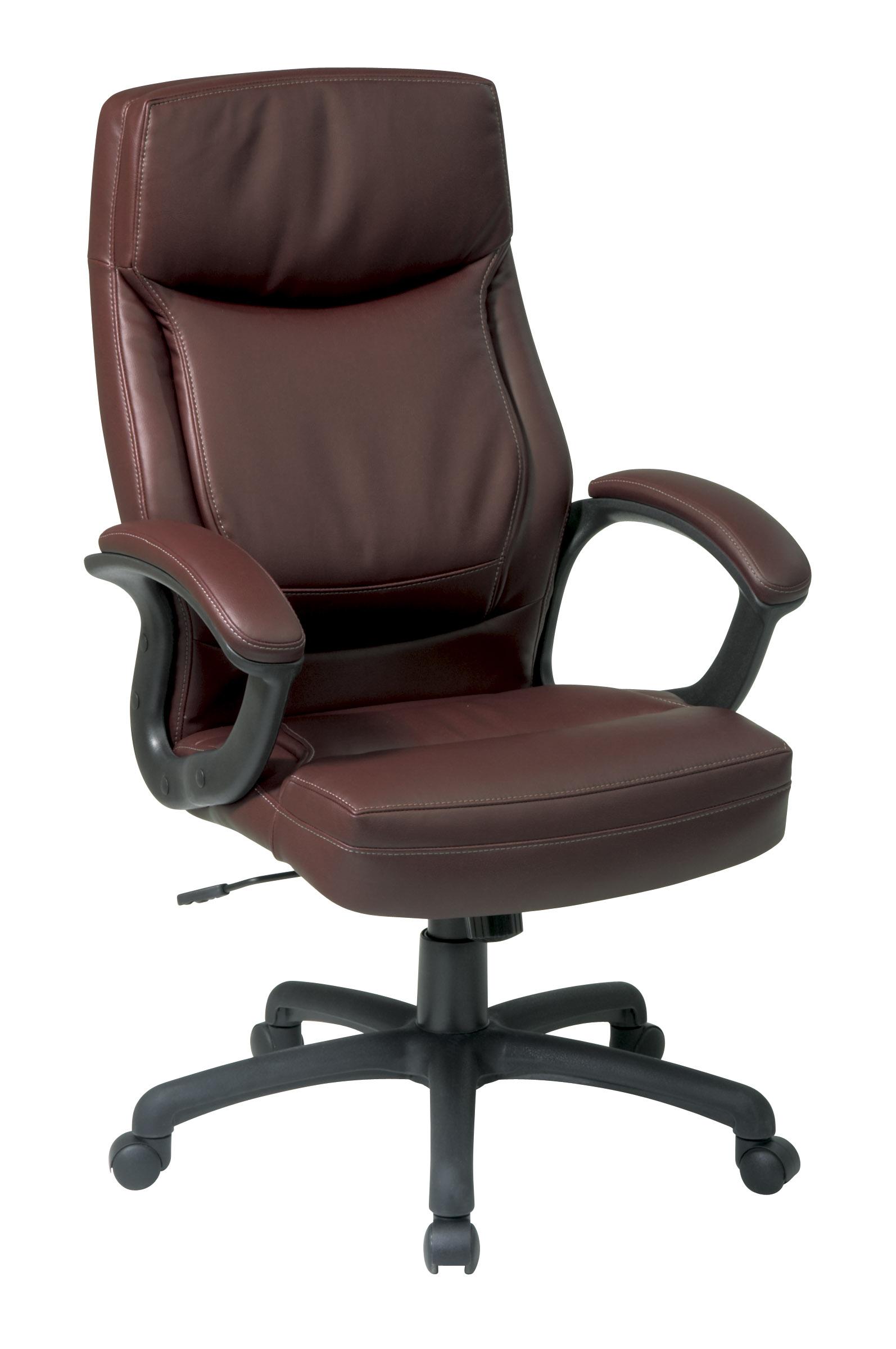 Office Chairs EC6582EC9 Executive High Back Eco Leather Chair with